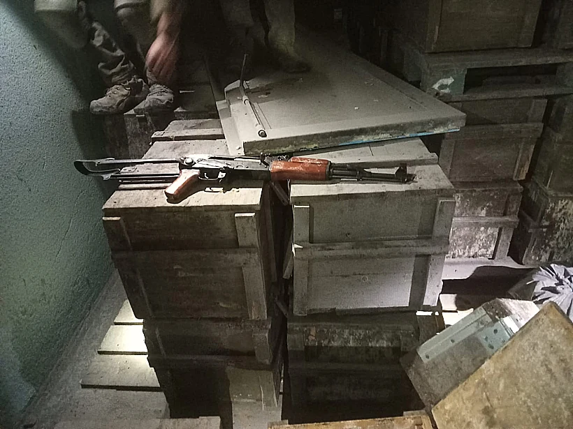 אמצעי לחימה שאותרו בתוואי התת-קרקעי בדרום לבנון