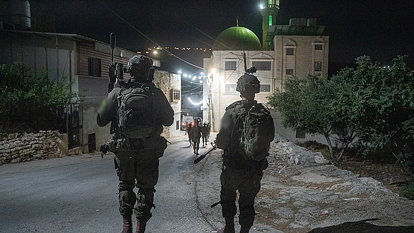 לוחמי צה"ל מבצעים מעצרים ביהודה ושומרון