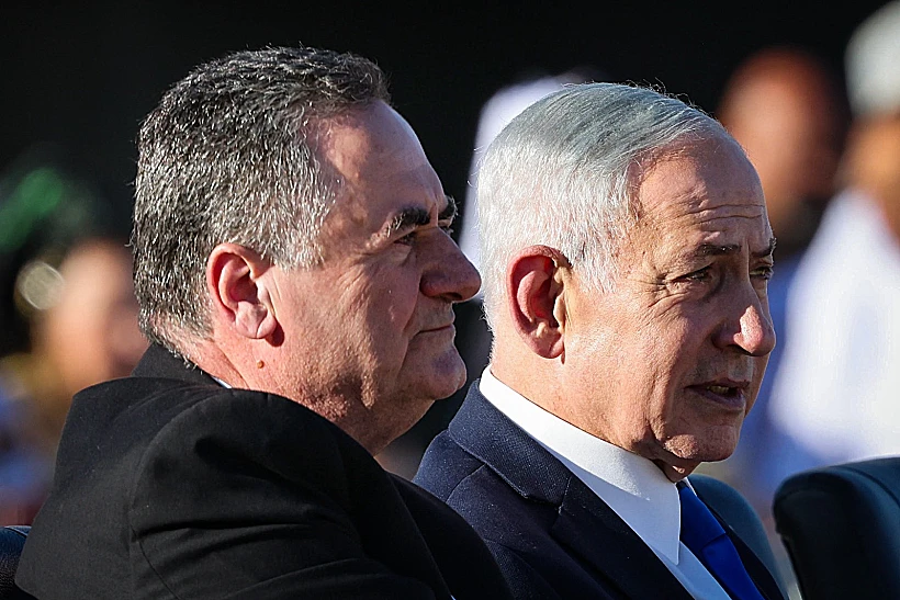רה"מ בנימין נתניהו ושר הביטחון ישראל כ"ץ