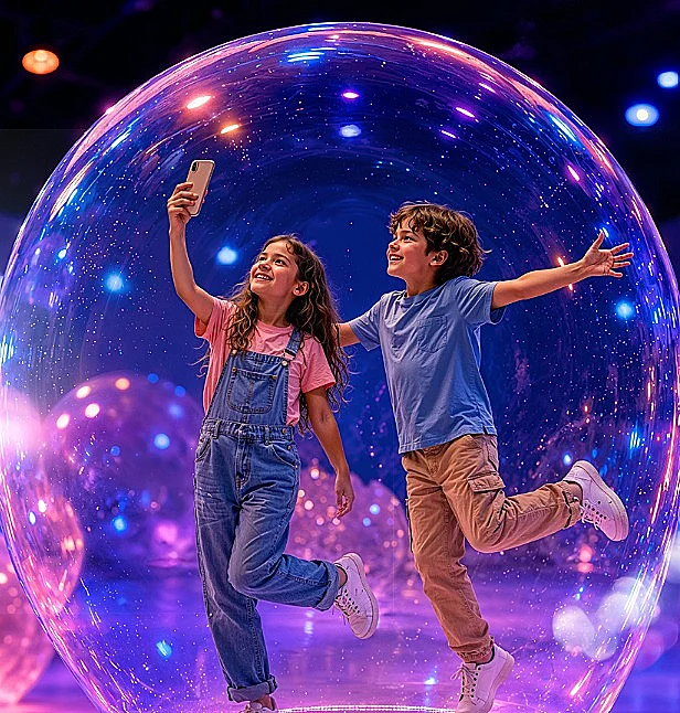 חוויית "Bubbles גלקסי"