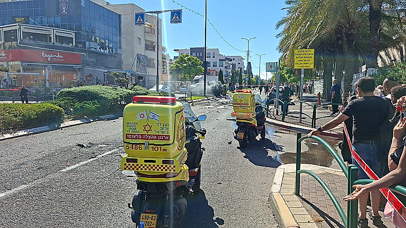 פיצוץ רכב בקריית חיים