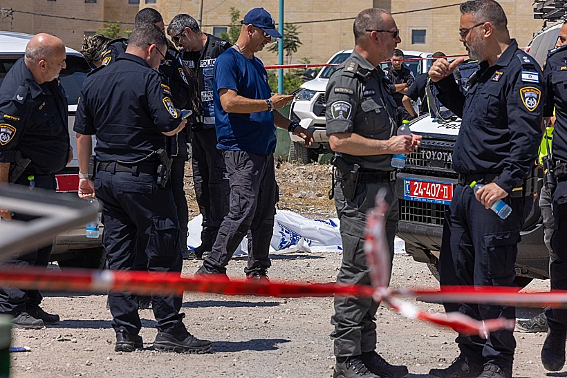 זירת ניסיון הדקירה בלוד