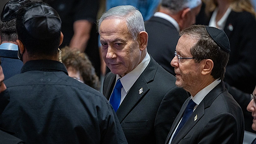 רה"מ בנימין נתניהו ונשיא המדינה יצחק הרצוג