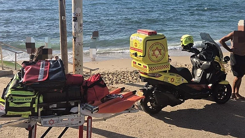 הזירה בחוף סמוך לפלמחים