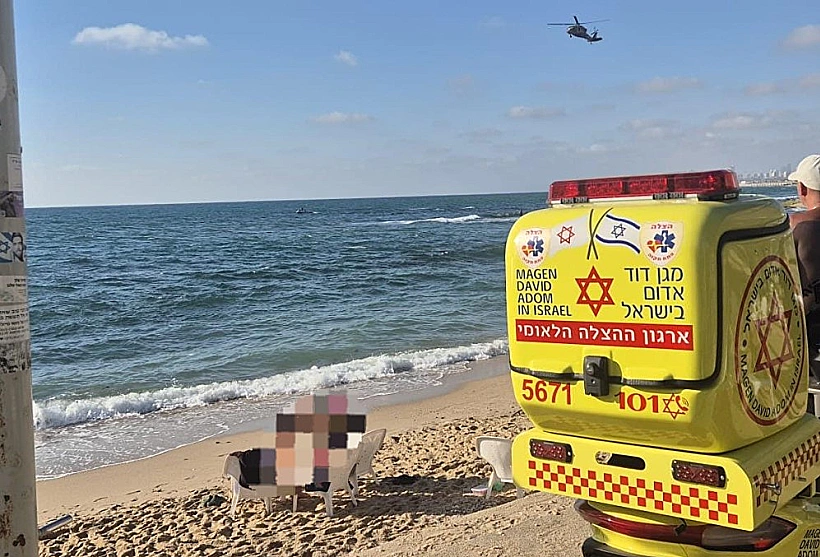 הזירה בחוף הסמוך לפלמחים