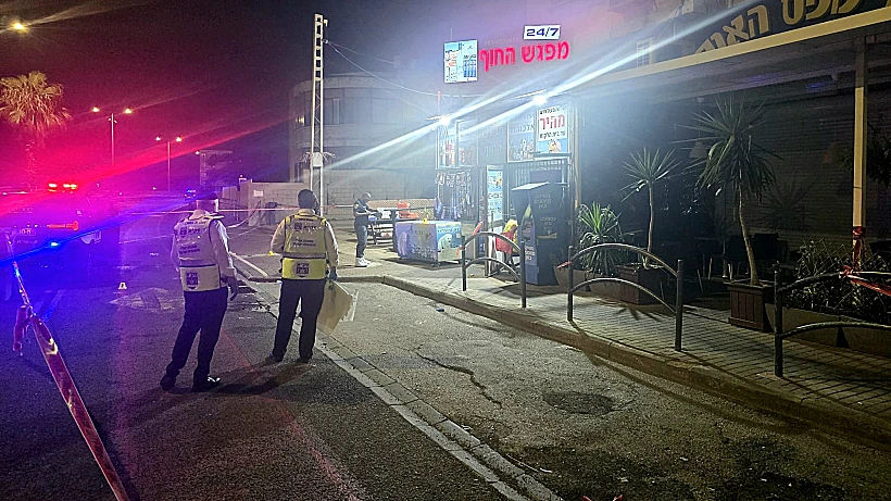 זירת הרצח בחיפה