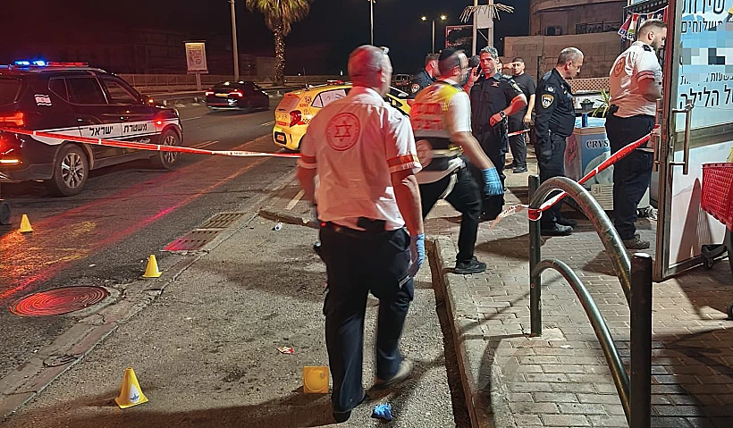 זירת הרצח בחיפה
