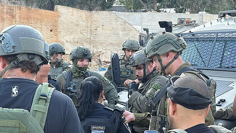 כוחות החיפוש שהוקפצו לבנימין לחיפוש אחר הישראלים