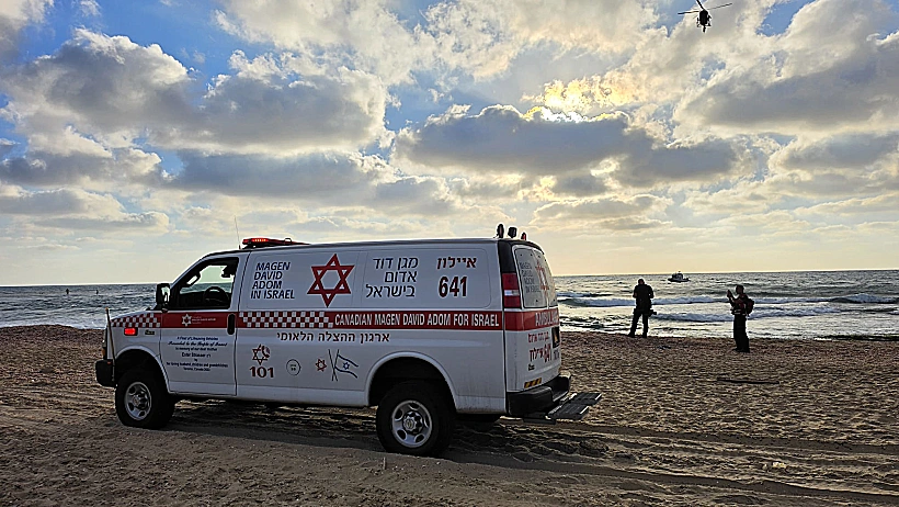 הזירה בחוף הסמוך לפלמחים