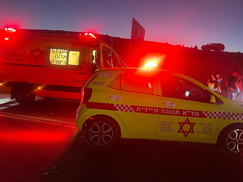 זירת התאונה בנגב