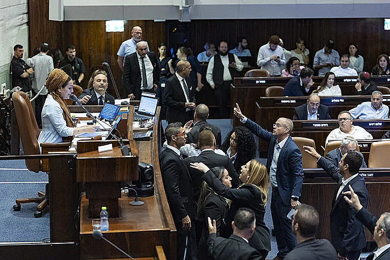 הצבעה על החוק להקפאת מעצרי עריקים בכנסת