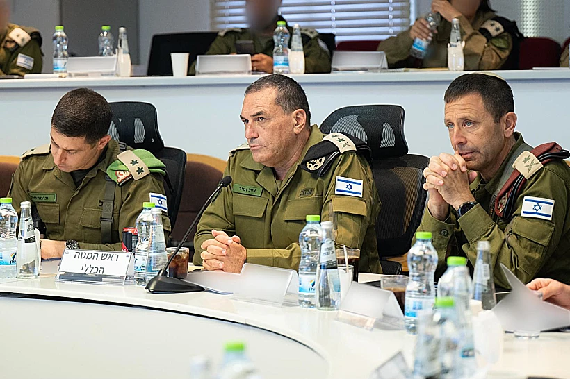 הרמטכ"ל אייל זמיר בהערכת מצב באוגדת יהודה ושומרון