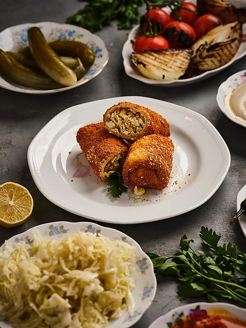 טורטיה שווארמה בפסטיבל האוכל הטבעוני ברמת השרון