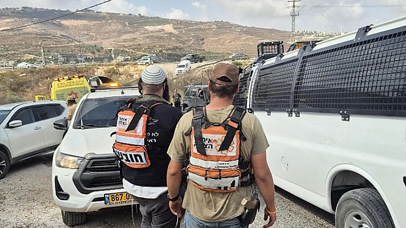 זירת הפיגוע בחוות גלעד