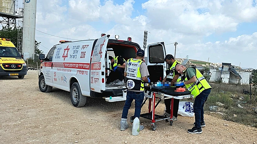 זירת הפיגוע בחוות גלעד