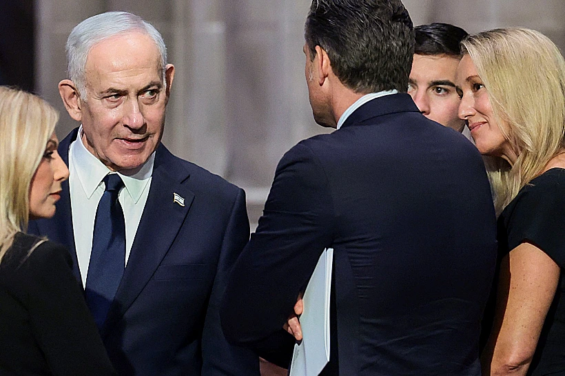 ראש הממשלה בנימין נתניהו בטקס האשכבה של הסנאטור לינדזי גרהאם בגבעת הקפיטול בוושינגטון