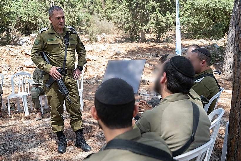 הרמטכ"ל בשיח עם לוחמי גדוד "יונתן