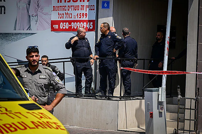 תיעוד הכוחות בזירת הרצח של עורך הדין בראשון לציון