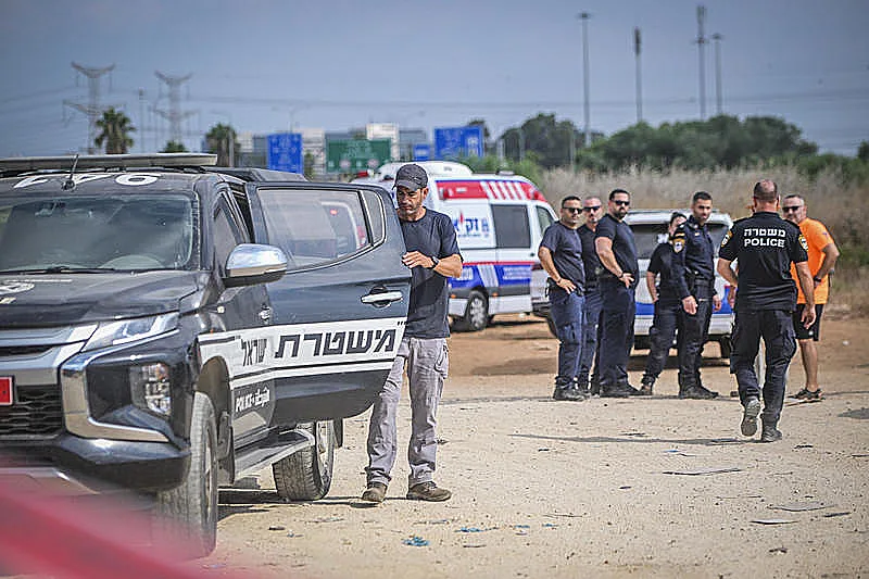 הזירה בה אותרה הגופה במרכז הארץ