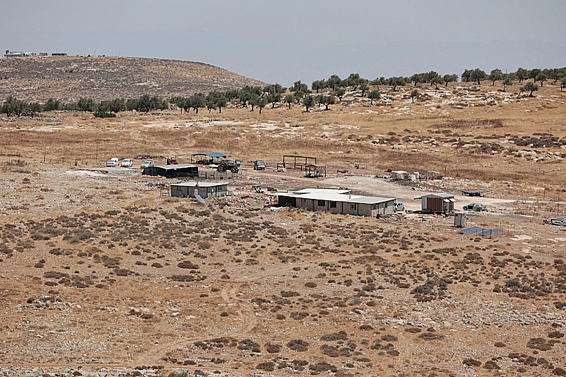 המאחז שהוקם ליד הכפר הפלסטיני טייבה הסמוך להתנחלות עפרה
