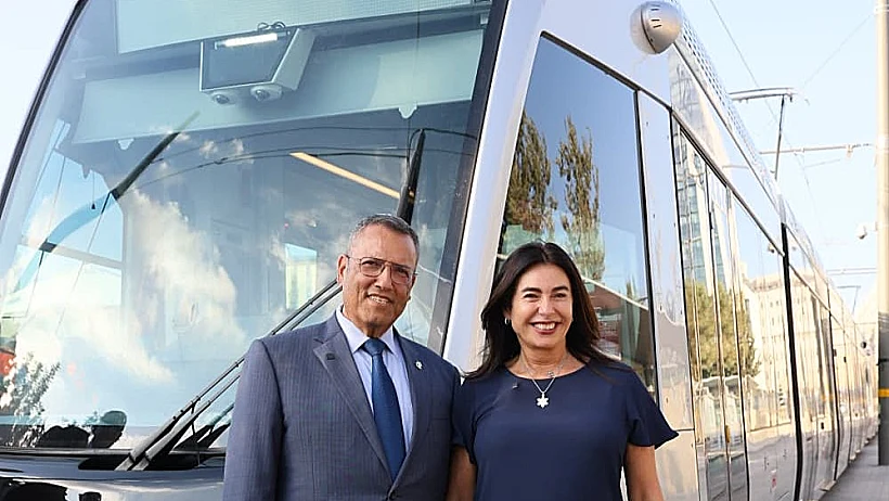 ראש עיריית ירושלים משה ליאון, ושרת התחבורה, מירי רגב, רכבת קלה