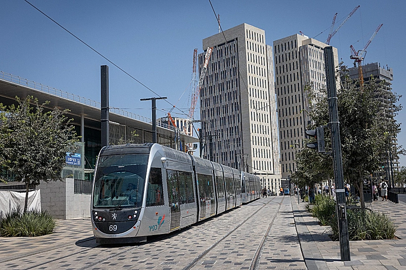 הקו הירוק של הרכבת הקלה בירושלים