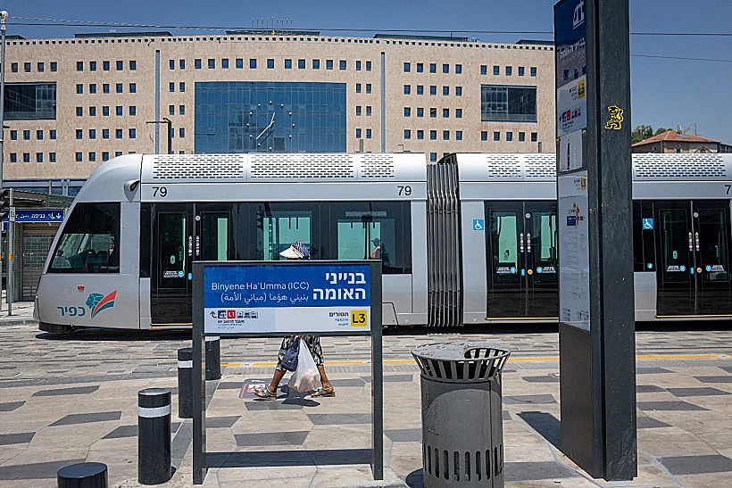 הקו הירוק של הרכבת הקלה בירושלים