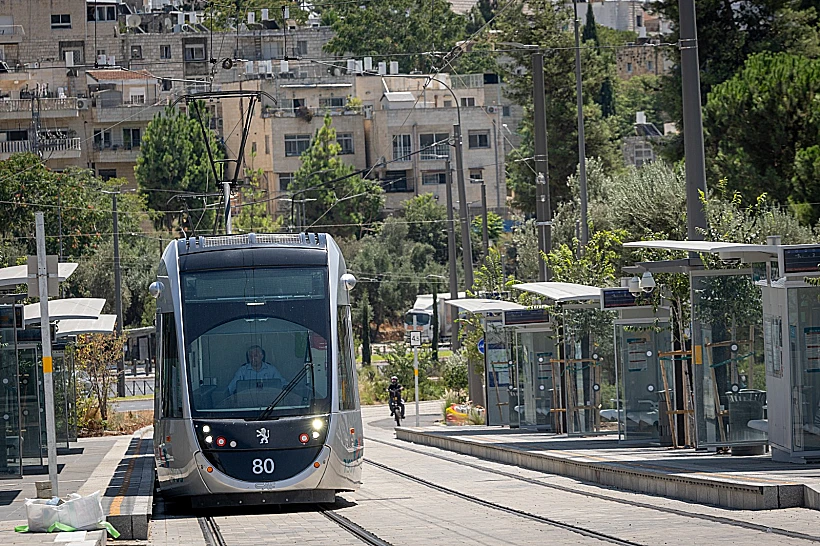 הקו הירוק של הרכבת הקלה בירושלים