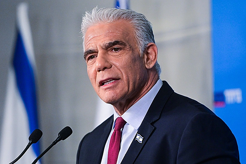 ראש האופוזיציה יאיר לפיד