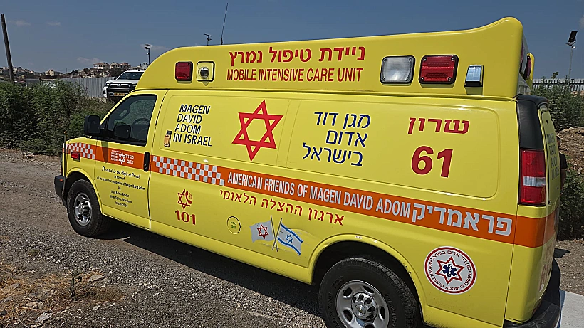זירת תאונת הדרכים בכביש 574 בשרון