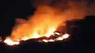 תיעוד הלהבות בכפר חדאת'א, דרום לבנון