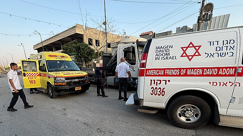 זירת התאונה בטייבה