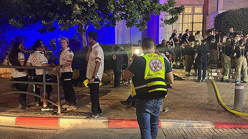 זירת השריפה בראשון לציון