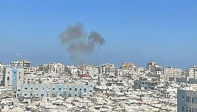 התקיפה בעיר עזה