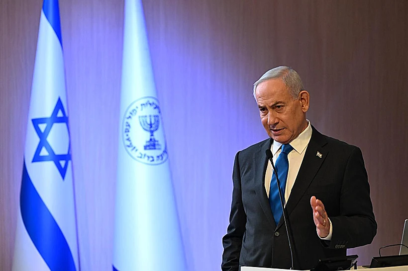 רה"מ בנימין נתניהו במטה המוסד
