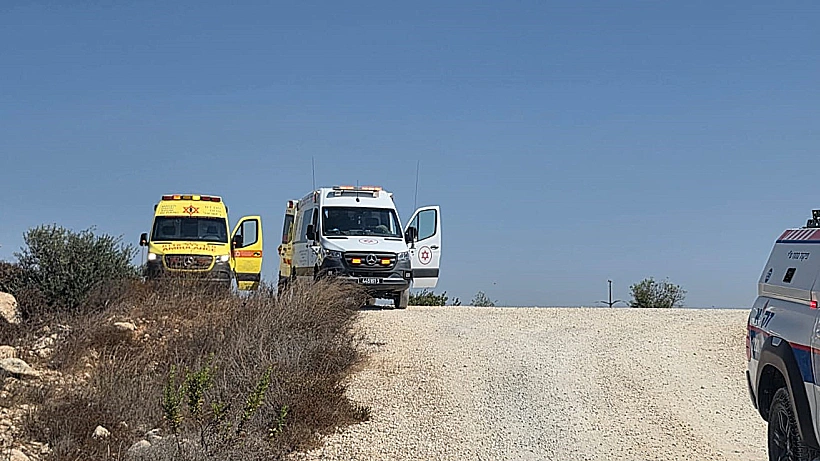 זירת הפיגוע בשומרון