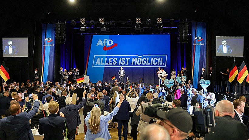 פעילי מפלגת הימין הקיצוני בגרמניה AfD