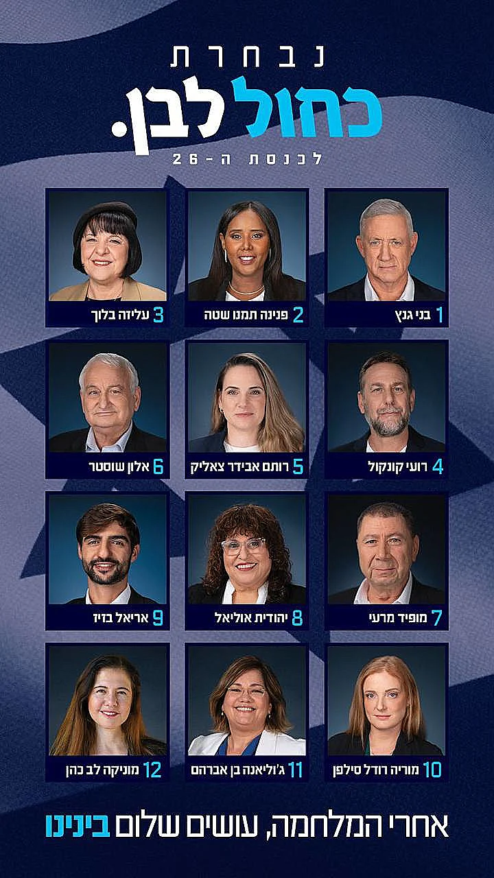 רשימת כחול לבן
