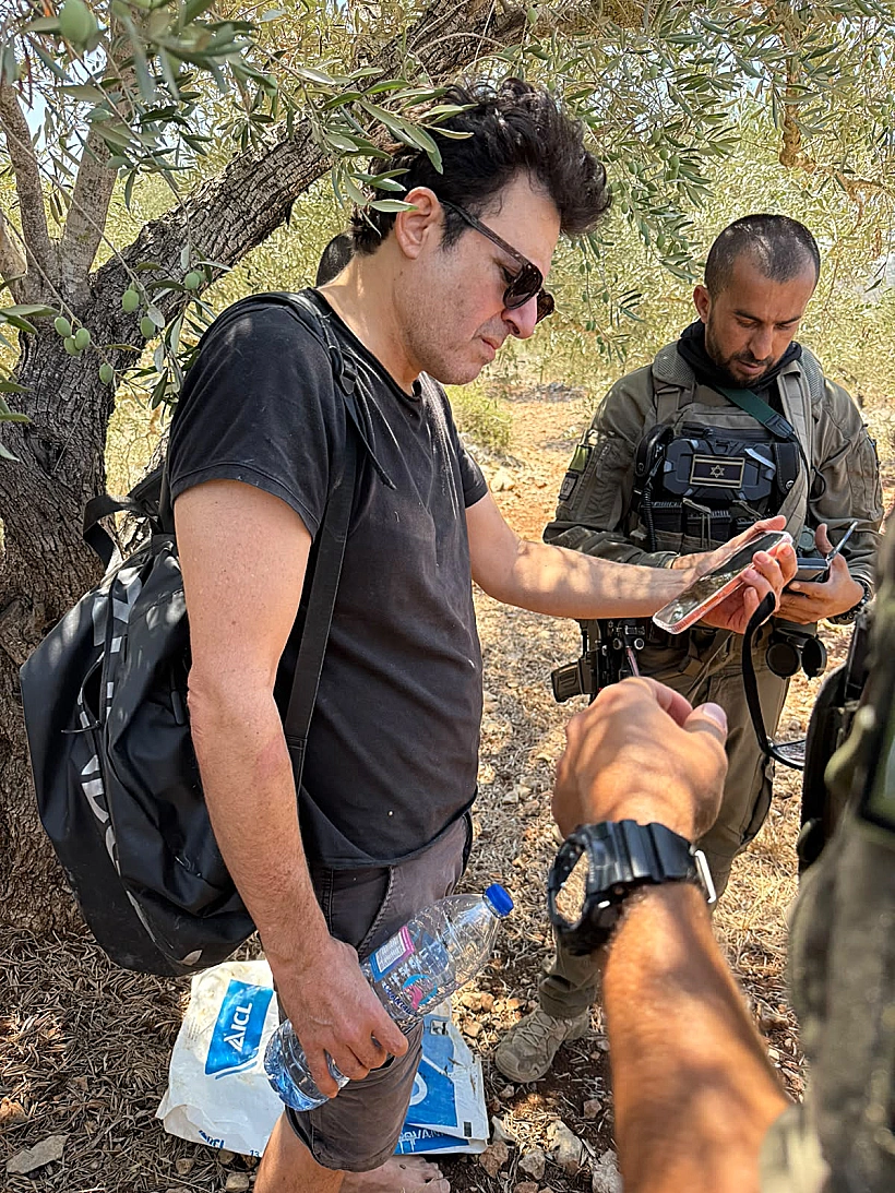 כוחות הביטחון עם הנעדר יניב סרדל שאותר בשומרון