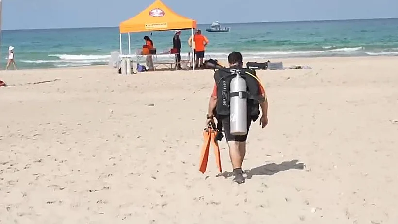 מבצע החיפושים אחר הצעיר שנעדר בחוף הסטודנטים בחיפה