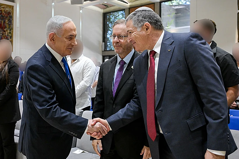 רה"מ נתניהו, הנשיא הרצוג וראש שב"כ זיני
