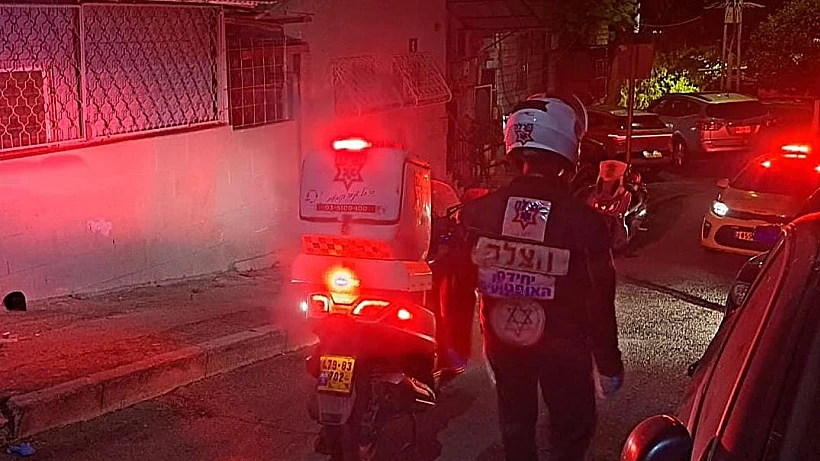 זירת הדקירה בחיפה