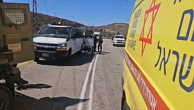 זירת פיגוע הירי סמוך לנווה צוף שבבנימין