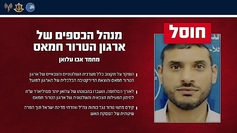 מחמד אבו עלואן, מנהל מחלקת הכספים של חמאס שחוסל ברצועה