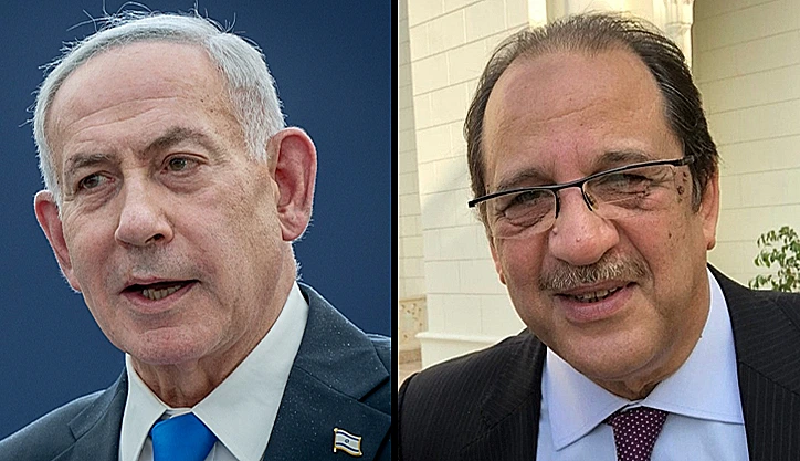 ראש המודיעין המצרי לשעבר עבאס כאמל, ראש הממשלה בנימין נתניהו