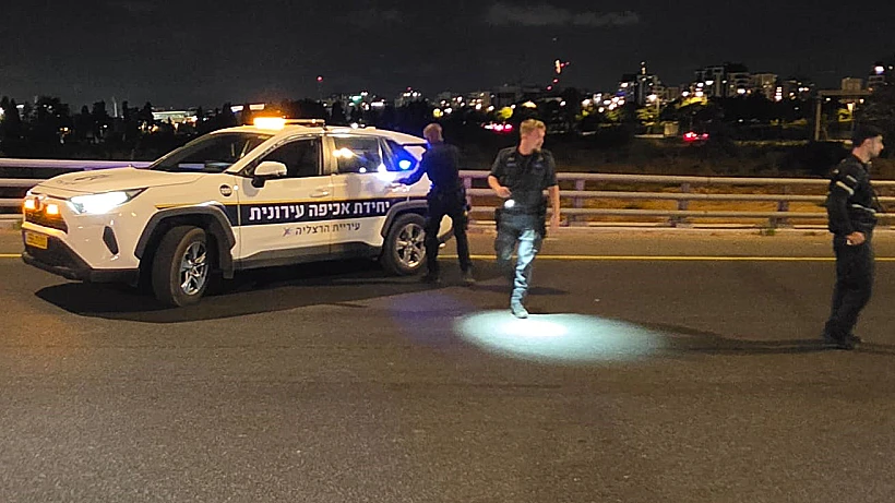 כוחות משטרת גלילות והשיטור העירוני בפעילות בהרצליה