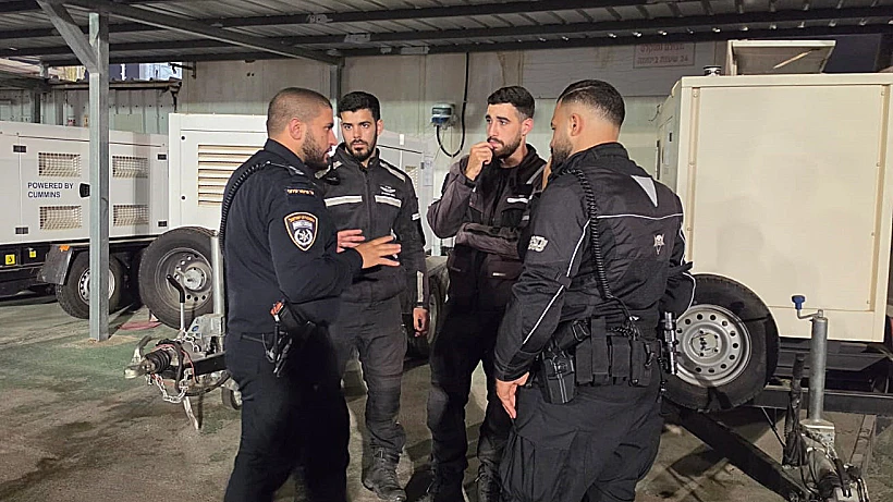 כוחות משטרת גלילות והשיטור העירוני בפעילות בהרצליה