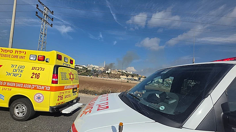 זירת התרסקות המטוס הקל בוואדי עארה