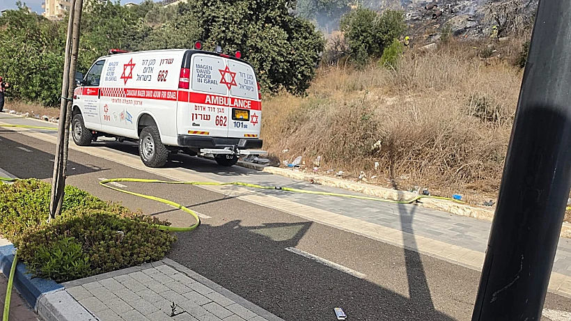 זירת התרסקות המטוס הקל בוואדי עארה