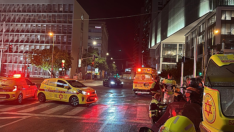 אמבולנסים בתל אביב (ארכיון)